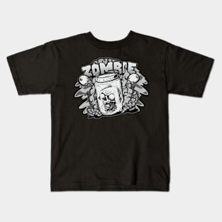 Zombie Head in a Jar Kids T-Shirt